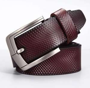 Ceintures en cuir véritable de style décontracté, longueur personnalisée, vente au détail, habillage professionnel, design personnalisé, acier de haute qualité - Product Image 3