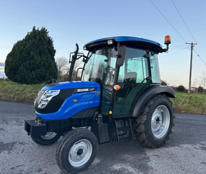 Tracteur agricole robuste 50 CV 2 roues motrices avec cabine fermée, moteur et boîte de vitesses, pour travaux de terrain, prix de gros - Product Image 1