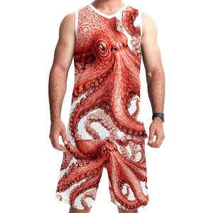 Uniformes de baloncesto de alto fabricante Ajustable Nueva llegada Diseño personalizado Logo Equipo Uniformes de baloncesto de calidad premium - Product Image 1