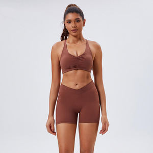 บราออกกำลังกายน้ำหนักเบาระบายอากาศได้ดีไร้รอยต่อป้องกันการกระแทกมีรูปแบบลายเส้นทันสมัยโยคะวิ่งออกกำลังกาย - Product Image 6