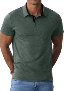 Camisas Polo de Alta Calidad para Hombre, Diseño Moderno, con Bolsillo, Fabricadas en Fábrica, Venta al Por Mayor, Manga Corta - Product Image 2