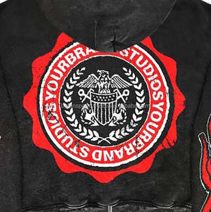 Sudadera con Capucha Bordada de Invierno, Talla Grande, Personalizada con Impresión 3D, Sudadera de Alta Calidad, Talla Grande, Básica - Product Image 3