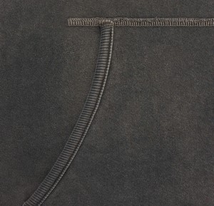Hot-Sale hommes hiver 100% coton polaire sweats à capuche respirant basiques à capuche uni teint couleur unie Logo personnalisé sur le devant grande taille - Product Image 5