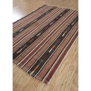 พรมขนสัตว์ถักมือสีเบจและสีน้ำตาล Nuray รุ่น Pae-4319 ลายทาง สำหรับตกแต่งห้องนั่งเล่น ขนาด 9x12 ฟุต เหมาะสำหรับวัยรุ่น - Product Image 2