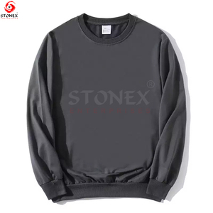 เสื้อสเวตเชิ้ตแฟชั่นผู้ชาย ผ้าฝ้ายพรีเมียม คอกลม แขนยาว สไตล์ลำลอง สตรีทแวร์ ขายส่ง รับสกรีนโลโก้และออกแบบลายพิมพ์ - Product Image 2