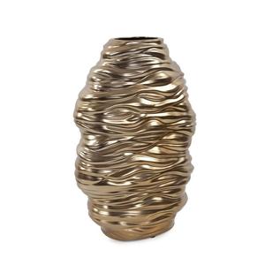 การออกแบบที่ดีที่สุดสำหรับการตกแต่งบ้านแจกันพืชดอกทองและแจกันดอกไม้ทำด้วยมือที่ดีที่สุดของตกแต่งในร่มและดีไซน์แฮนด์เมด - Product Image 1