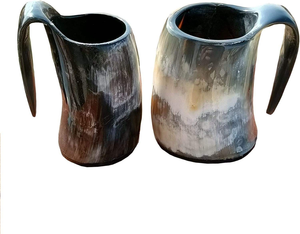 แก้วเบียร์ไวกิ้งทำจากงานฝีมือสุดหรูทำจากแก้วมักแบบไวกิ้งทำจากแก้วมักแบบปรับแต่งได้ - Product Image 2