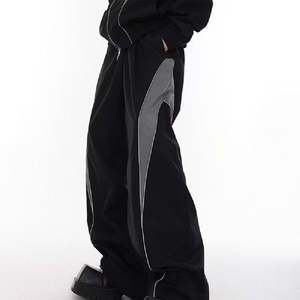 Ensemble Homme Premium Qualité Automne Décontracté Polyester/Coton Lourd Séchage Rapide Sweat à Capuche et Pantalon de Jogging Ample Streetwear - Product Image 2