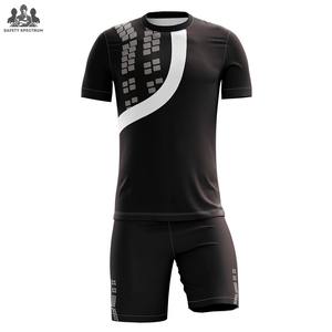 ชุดฟุตบอลแบบกำหนดเอง |   เสื้อและกางเกงทีมพร้อมโลโก้ |   ระบายอากาศได้ดี น้ำหนักเบา ทนทาน โพลีเอสเตอร์ 100% จำหน่ายจำนวนมาก - Product Image 1