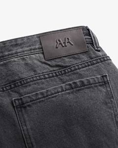 กางเกงยีนส์ขาตรง3D ทางการสำหรับผู้ชาย, กางเกงผ้าฝ้ายเอวปานกลางเอวปานกลางระบายอากาศได้ดีสวมใส่ประจำฤดูใบไม้ร่วง - Product Image 5