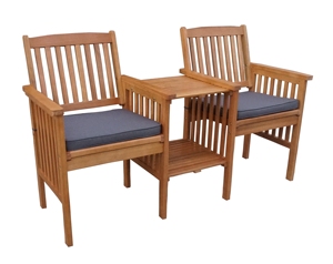 Ensemble de meubles en bois écologique de style européen moderne personnalisé Banc de jardin extérieur Canapé pour salon Bancs de patio - Product Image 6