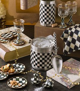 Cubo enfriador de vino de acero inoxidable y vidrio para ocasiones de fiesta Material de metal duradero - Product Image 2