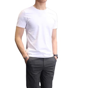 T-Shirt pour hommes 100% coton Logo personnalisé T-Shirt Oversize vente chaude quantité minimale de commande vente en gros OME qualité d'exportation - Product Image 1
