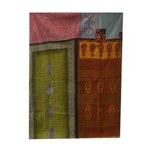 Chăn, Chăn Và Chăn Thêu Họa Tiết Sari Kantha Cổ Điển Thủ Công Hai Kích Cỡ Ấn Độ - Product Image 5