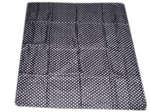 Polka Dot Luxe Summer Screen Printed <b>Silk</b> <b>Square</b> <b>Scarf</b> Women's Neck Wrap Stole Hair <b>Scarf</b> Headband Handmade India Perfect Gift - Product Image 3