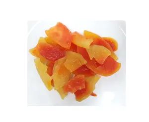 Aperitivos de frutas secas naturales de papaya secados suaves del fabricante vietnamita con buen precio