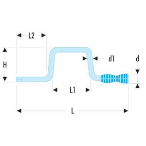 ประแจขันน็อต Facom ขนาด 1/2 นิ้ว รุ่น Speed Brace - Product Image 2