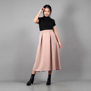 Good Quality High Waist A-Line <b>Skirt</b> Rebeca <b>Women's</b> <b>Skirt</b> Midi <b>Skirt</b> For <b>Women</b> - Product Image 5