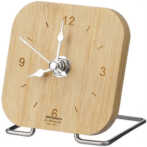 Horloge de bureau et de table écologique Jenny Bamboo - Product Image 3