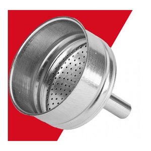 Coador de aluminio para cafetera MOKA INDUCTION de 2 tazas 0800122, pieza esencial para preparar café con estilo - Product Image 1