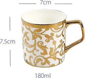 Mug en céramique à motif imprimé magnifique - Cadeau esthétique mignon pour la fête des mères, compatible lave-vaisselle et micro-ondes, personnalisable, avec poignée ergonomique - Product Image 3
