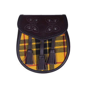 Custom Made Tartan Sporran High Quality Pin Lock Genuine Scottish <b>Kilt</b> <b>Bag</b> Bulk Wholesale - Product Image 6