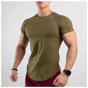 Personalizado listo para enviar al por mayor Casual Slim Fit camisa de manga larga Muscle Wear hombres gimnasio camiseta - Product Image 3