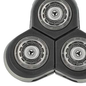 2 cabezales de afeitado de repuesto para afeitadora eléctrica rotativa, uso en húmedo/seco, impermeables IPX7, lavables, compatibles con la cara - Product Image 5