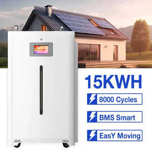 Sistema de Almacenamiento de Energía Solar Híbrido de 48V 51.2V con BMS, Batería de Iones de Litio de 230Ah 15KWH, Sistema de Energía Doméstica de Pared Blanca - Product Image 4