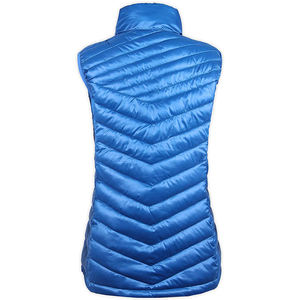 Chaleco acolchado de invierno con cremallera y logotipo personalizado, ropa de calle, abrigo sin mangas a la moda, chalecos ecuestres para mujer, chalecos acolchados - Product Image 3