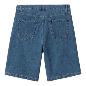 Shorts en jean pour hommes personnalisés avec fermeture éclair, coupe ample, style baggy, vente en gros, shorts délavés pour hommes - Product Image 5