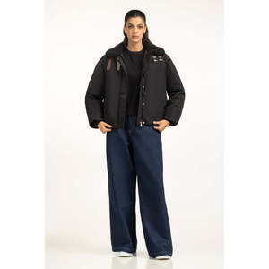 แจ็คเก็ตทรงปกติสำหรับฤดูหนาว แต่งขนที่ปกเสื้อ กันลม รุ่น WM-JKT-WS25-003 - Product Image 1