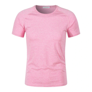 Vente en gros T-shirt de course unisexe cationique de haute qualité, respirant et uni pour hommes - Product Image 3
