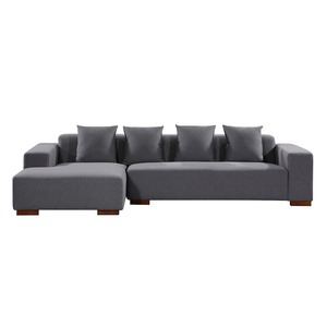 SFL68002 <b>L</b>-<b>Shaped</b> Chesterfield <b>Sofa</b> Home Furniture Set for Living Room & Apartment Chenille <b>Cover</b> with Sponge Filling - Product Image 4