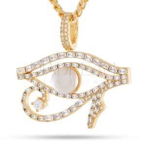 จี้เพชรมอิสซาไนต์สีเงิน925ทันสมัยออกแบบให้เป็นแบบฮิปฮอปเย็นสำหรับการหมั้นงานแต่งงาน-สร้อยคอโซ่ชั้นดี - Product Image 4