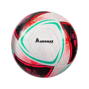 Özelleştirilmiş tasarım makinesi dikişli eğitim futbol topu yüksek kalite TPU malzeme futbol topu