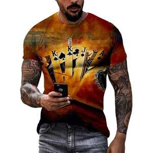 <b>Funny</b> <b>T</b> <b>Shirt</b> for <b>Men</b> 3D Print Poker Cards <b>T</b> <b>Shirt</b> For <b>Men</b> Casual Short Sleeve Streetwear <b>Men</b> Clothes - Product Image 4