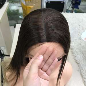 Peluca recta de Color degradado, peluca ondulada de pelo crudo vietnamita, peluca Frontal de encaje HD, extensión de pelo crudo, venta completa de Vietnam, vendedor de cabello - Product Image 4