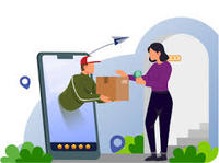 Android Mac Linux Compatible Courier Service Booking App Améliorez votre entreprise avec Internet Version Stock Produit