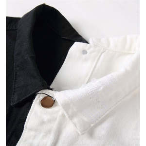 Vestes pour hommes en gros Nouvelle mode Vêtements d'hiver pour hommes Veste en jean grande taille pour hommes Double couleur Vente en gros Vestes en jean pour hommes - Product Image 5