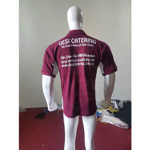 Camiseta de Golf Personalizada con Logotipo, de Alta Calidad, Antiarrugas, de Secado Rápido, 100% Algodón, para Hombre, Estampado Liso de Verano, 200 Gramos - Product Image 2