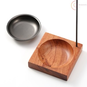 Brûleur d'encens religieux indien en bois artisanal pour la décoration de la maison, design artistique, porte-encens pour la relaxation et la prière - Product Image 2