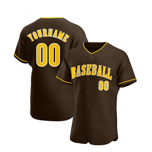 Camisetas de Béisbol Sublimadas Unisex de Alta Calidad, Transpirables, 100% Poliéster, Personalizables, para Softbol, Ropa Deportiva para Hombre - Product Image 1