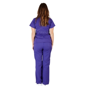 Conjunto de Uniforme Médico OEM 2026, Uniforme de Enfermera y Doctor de Manga Corta, Tela de Punto, Parte Superior e Inferior para Clínica - Product Image 4