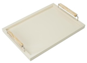 Handmade Modern Metal Bone Serving Tray with Wooden Inlay Custom Metal <b>Candle</b> <b>Holders</b> <b>Lanterns</b> & <b>Candle</b> Jars for Home Decoration - Product Image 4