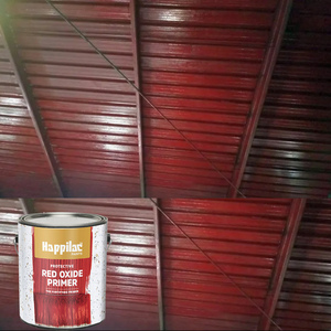 Imprimación anticorrosión ecológica roja de óxido de hierro, pintura sin brillo resistente a la oxidación para metal férrico y caucho a base de acrílico - Product Image 3
