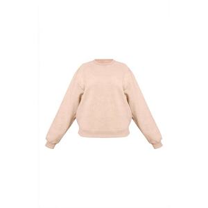 เสื้อสเวตเตอร์ผ้าฟลีซแขนยาวแบบสวมหัวคอกลมสำหรับผู้หญิงเสื้อผ้าแนวสตรีทสวมใส่สบายเสื้อผ้าคอตตอนเนื้อนุ่มให้ความอบอุ่นสำหรับฤดูใบไม้ร่วงฤดูหนาว - Product Image 1