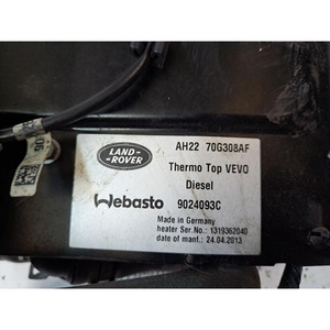 Calefactor WEBASTO para LAND ROVER Discovery Serie IV AH22-70G308-AF 306DT diésel 2993 (10>) - Product Image 5