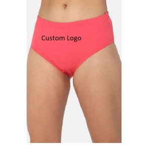 กางเกงชั้นในผ้าสแปนเด็กซ์ไร้รอยต่อสำหรับผู้หญิงกางเกงชั้นในบิกินี่ผ้าไหมระบายอากาศได้ดีย้อมสีล้วนแบบถัก - Product Image 3