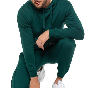 Survêtement 420gsm Survêtements unisexes à double taille, ensemble de sweat-shirts à capuche et de pantalons de survêtement pour homme, 100% coton - Product Image 5